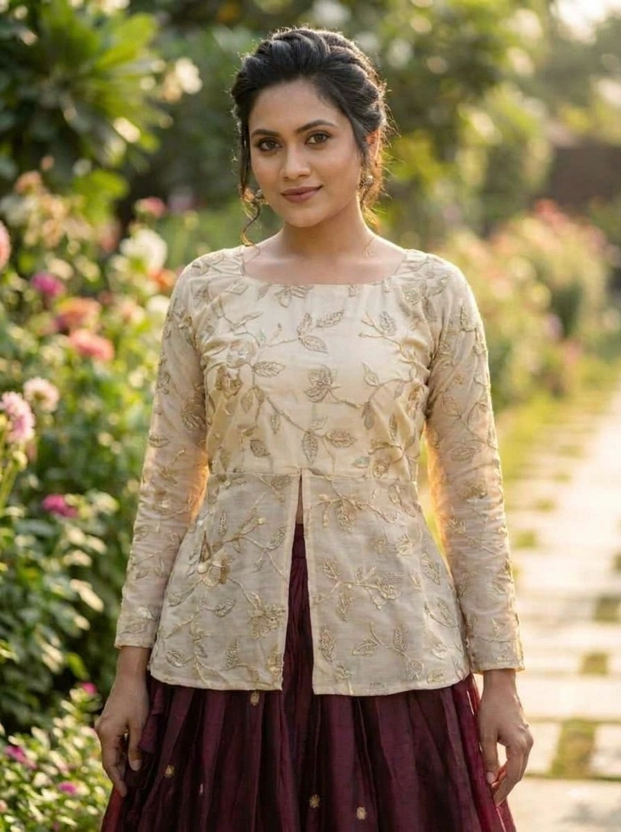 Premium Fendy Silk Embroidered Lehenga Choli for Women - Image 3
