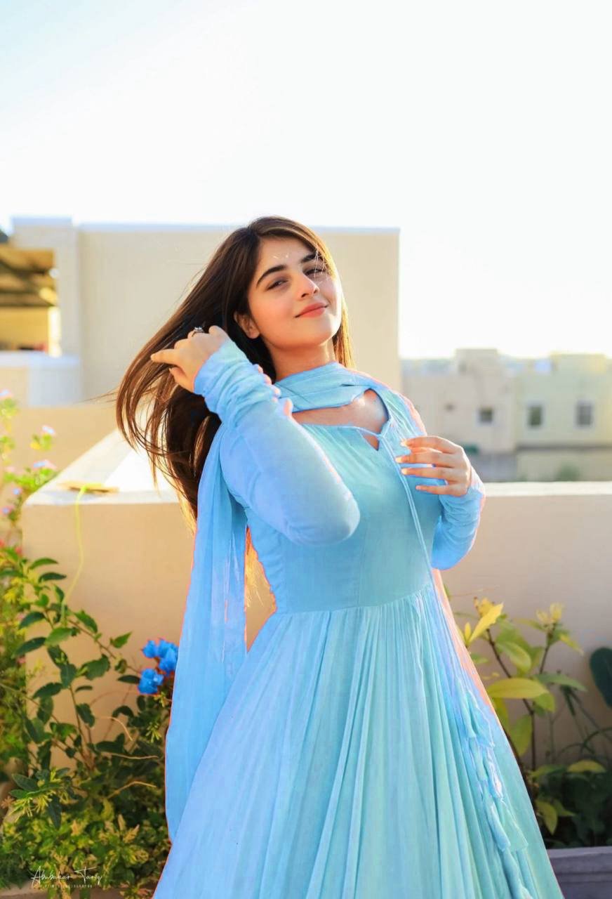 Gown with DUPPTTA LIGHT BLUE - View 2 of 5