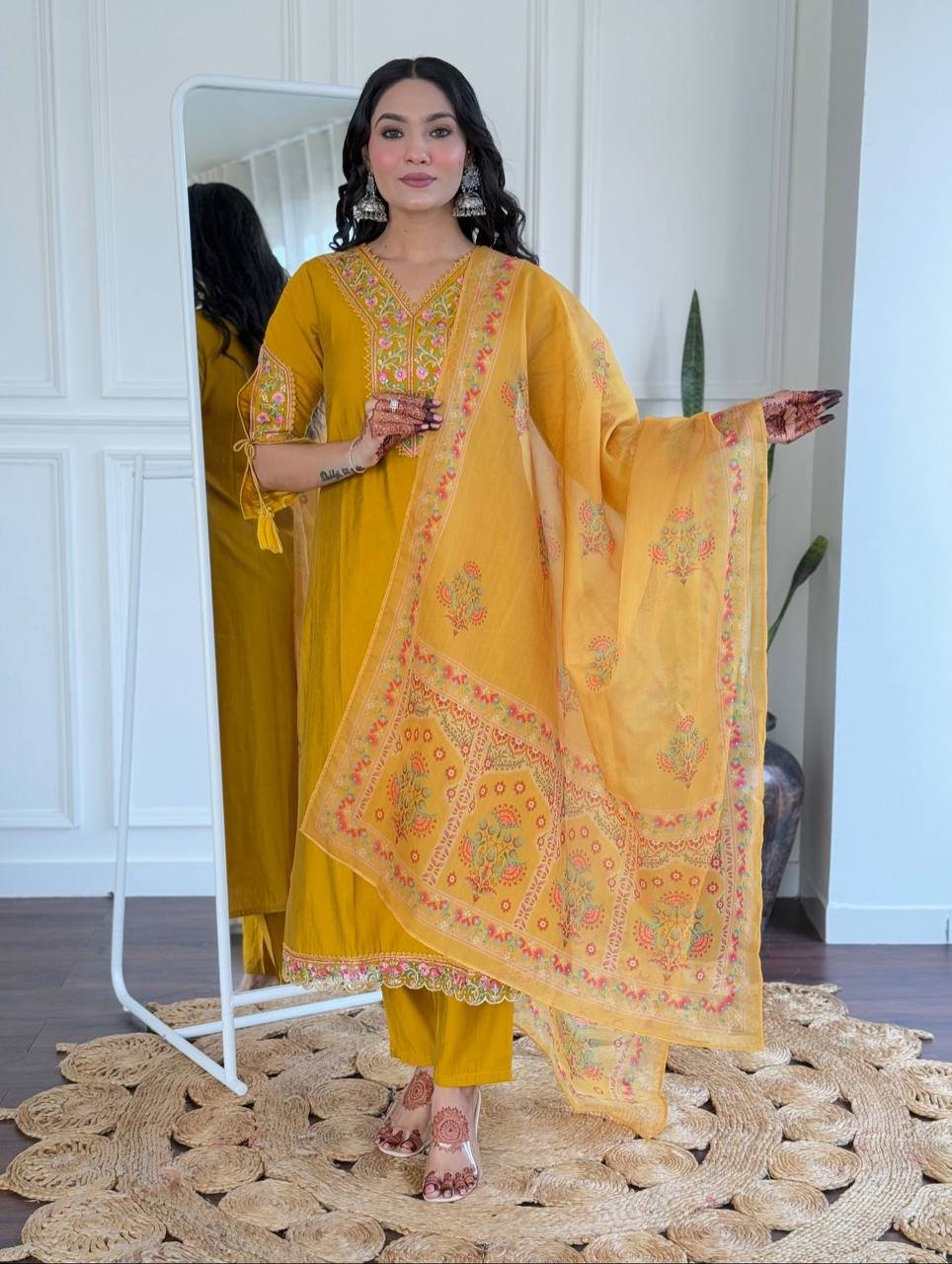 Straight Rust Kurti - View 1 of 5